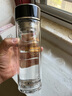 富光抗菌玻璃杯 双层高硼硅泡茶杯子 茶水分离杯 车载水杯男女士400ml 实拍图