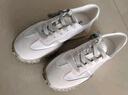 星期六女鞋德训鞋夏秋季轻薄透气阿甘鞋厚底休闲鞋SSC2112C4W 银色 37 实拍图