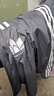 adidas情侣款复古风梭织立领夹克外套男女阿迪达斯官方三叶草 深灰 L 实拍图
