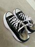匡威（Converse）官方 Run Star Hike低帮帆布流星厚底鞋黑色168816C 黑色/168816C 37 实拍图