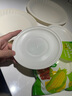 俱享生活一次性盘子玉米淀粉餐盘露营野餐盘子免洗环保餐具碟子145mm*12只 实拍图