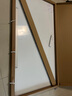 得力(deli)180*90cm实心纤维板芯白板 易擦磁性办公教学会议挂式白板悬挂写字板家用儿童黑板33138 实拍图