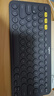 罗技（Logitech）时尚系列 K380 键盘 蓝牙办公键盘 无线键盘 女友 便携超薄键盘 笔记本键盘 黑灰色 实拍图