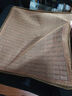 飞邦汽车通风坐垫夏季冰丝垫座椅垫四季通用座套竹凉席垫子单片三件套 冰凉一夏天：咖色前排单座 实拍图