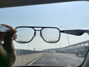 界环（SUPERHEXA）AI智能眼镜 实时翻译 无线双耳立体声 非骨传导 钛框飞行员款 钛灰 定制近视镜片  实拍图