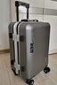 普森雅德国工艺20英寸行李箱登机拉杆箱十大品牌学生大容量旅行密码皮箱 深灰色【加厚铝框款+USB充电】 20英寸 【国际登机款，顺丰发货】 实拍图
