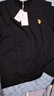 U.S. POLO ASSN.T恤男短袖男士纯棉t恤夏季白色小T恤休闲男打底衫父亲节 黑色 2XL 实拍图