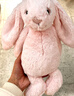 Jellycat害羞粉色邦尼兔动物毛绒玩偶安抚公仔娃娃生日婚礼礼物 粉红色 H31 X W12 CM 实拍图