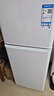 TCL 116升二级能效双开门两门二门养鲜冰箱小户型小型家用节能电冰箱租房国家补贴118升级款R116L5-B 实拍图