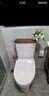 科勒（KOHLER） 马桶卫生间家用大冲力五级旋风虹吸分体丽裙插花坐便器缓降静音 插花马桶—18643/18644智纳版 305坑距（290-390选） 305/300mm 实拍图