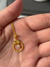 中国黄金5G硬金在逃公主珍珠套链黄金项链送女友老婆生日礼物 净金重约4.8g 实拍图