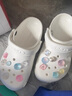 crocs卡骆驰洞洞鞋贝雅男鞋女鞋轻便耐磨一脚蹬拖鞋休闲鞋|10126 白-100 37 /38(230mm) 实拍图