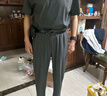 宝财羊爸爸套装夏季短袖t恤男冰丝polo衫运动中老年人上衣服父亲节礼物 实拍图