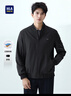 HLA海澜之家夹克男25轻商务经典三防印花棒球领外套男秋 实拍图