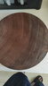 正宗铁木砧板切菜板抗菌防霉家用实木菜墩圆形东来菜板案板粘板胖 U型提手款【加厚5CM】 直径36CM 5cm 实拍图