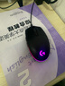 罗技（G）G102第二代游戏鼠标 RGB流光灯效鼠标 轻量化  游戏级8000DPI传感器 黑色 200-8000DPI 实拍图