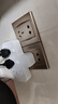 公牛（BULL）转换插头/品字形一转三插座/无线转换插座/电源转换器 适用卧室、厨房 3位分控开关插座  实拍图