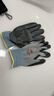 3M劳保手套工地胶皮耐磨浸胶防滑防护维修手套 灰色XL 实拍图