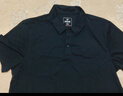 诺诗兰【经典款】春夏户外男式速干短袖T恤吸湿排汗翻领Polo衫 纯黑色-06E男 2XL (185) 实拍图