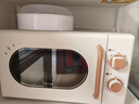 美的【国家补贴8折】厨房小家电小滋味微波炉变频家用小型百搭复古转盘式经典双旋钮轻音M20H4 实拍图