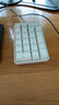 锐蚁F20数字机械小键盘有线20键笔记本电脑外接便携式高颜值程序员凭证财务办公混光外置数字键小键盘 经典商务白-混光 茶轴 轻微段落手感 20键 实拍图
