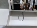 乐系（LEXI） 梳妆台卧室化妆桌简约小户型翻盖收纳一体北欧风实木化妆台 带灯+实木梳妆台80+梳妆椅-白色 实拍图