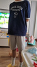 asics亚瑟士童装夏季男女儿童吸湿速干柔软舒适凉感短袖T恤 灰色-短裤 160 cm 实拍图