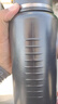 恩尔美（nRMEi）玻璃水杯大容量男士夏季茶水分离泡茶杯防摔耐高温高硼硅水杯子壶 黑色800ml【杯盖可喝水+茶隔】 实拍图