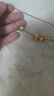 金小貅黄金猫眼珠3D硬金足金999闪亮车花转运珠路路通DIY手链女手串礼物 0.41-0.43g,8mm猫眼珠 实拍图