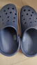crocs卡骆驰洞洞鞋贝雅卡骆班轻便耐磨一脚蹬休闲鞋|205089 深蓝/辣椒红-4CC 40 (250mm) 实拍图
