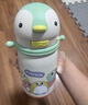 babycare小企鹅儿童保温杯婴幼儿宝宝保温奶瓶水壶学饮直饮吸管杯儿童水杯 赠直通吸嘴- 背带款浅嗬绿450ml 实拍图