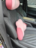 尼拉汽车腰靠垫靠背司机久坐座椅腰托主驾驶开车护腰神器车载靠垫腰枕 舒享护腰靠【烟霞灰】单个 实拍图