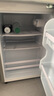 日普（RIPU）小冰箱迷你小型双门家用一级能效宿舍出租房办公室节能省电冷藏冷冻电冰箱 【一级能效】86升银色【3天约用1度电】 实拍图