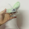 WOIBABY适配贝亲直饮吸管奶瓶配件学饮吸管水杯盖宽口径手柄三代通用 绿色（12个月+）吸管弹力杯盖+手提绳 实拍图