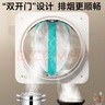 潜水艇（Submarine）油烟机止回阀厨房止逆阀止烟阀卫生间逆止阀烟道防倒灌防烟宝京 厨房止逆阀(整张硅胶密封升级) 实拍图