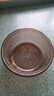 加大加厚洗脸盆家用大号洗菜盆洗衣盆浴室专用内裤收纳盆子 咖色 小号摔不烂【直径23cm】 实拍图