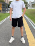 安踏运动五分裤男2025夏季新款宽松薄款直筒速干透气带拉链运动短裤 【夏季五分速干热卖】基础黑-4 L /175cm (适合130-150斤) 实拍图