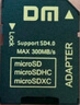DM大迈 TF（MicroSD）存储卡 SD-T2 TF卡转SD卡卡套 小卡转大卡适配器 实拍图