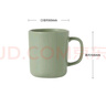 无印良品（MUJI）炻瓷 马克杯 家用水杯 陶瓷杯 咖啡杯 办公室 薄荷绿  500ml 实拍图