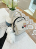 viney手机包包女包斜挎帆布包迷你小包高级感生日礼物送女友老婆 【白色+随机徽章】实用女生洋气单肩包 小众时尚百搭休闲高端手提包 实拍图
