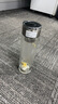 苏泊尔玻璃杯抗菌泡茶杯一键开盖商务双层茶水分离杯男士车载水杯 实拍图