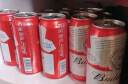 百威啤酒TOP淡色拉格450ml*18听整箱装新老包装交替发货春日出游 实拍图