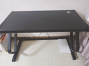 西多会 【顺丰 德邦闪电发货】电脑桌 台式家用 钢化玻璃台式游戏桌子 【全黑】无键盘托 长120CM*宽60CM*高75CM 实拍图
