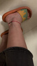 周六福足金石榴石玛瑙黄金脚链脚绳女鸿运生日礼物定价A089485长21cm 实拍图