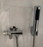 科勒（KOHLER）马桶喷枪水龙头厨卫清洁喷头冲洗器浴室增压花洒喷头biubiu冲 一进两出双控角阀搭配银色喷枪 实拍图