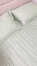 富安娜家纺 60支长绒棉床上四件套纯棉100%纯棉简约酒店床品床单被套 【60S长绒棉贡缎】碧瑶 1.5m床 床单款 （被套203*229cm） 实拍图