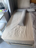 MIDO HOUSE铭都100支新疆长绒棉床笠贡缎100%纯全棉全包隔脏床垫套罩三件套 【100支纯棉贡缎】-香槟金 【床笠单件】 90cm*200cm +30cm 实拍图