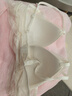 蕉内舒服蕾303A女士内衣性感蕾丝法式小胸薄款贝壳三角杯背钩式文胸罩 暖白-植物小背钩 L 实拍图