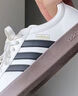 adidas T头鞋 VL COURT复古板鞋德训鞋男女阿迪达斯轻运动   汉玉白/黑色/树脂黄(推荐女生选小半码)   42 实拍图