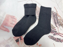 梦特娇羊毛袜子女士秋冬季加厚保暖中筒袜10A级抗菌防臭舒适睡眠地板袜 实拍图